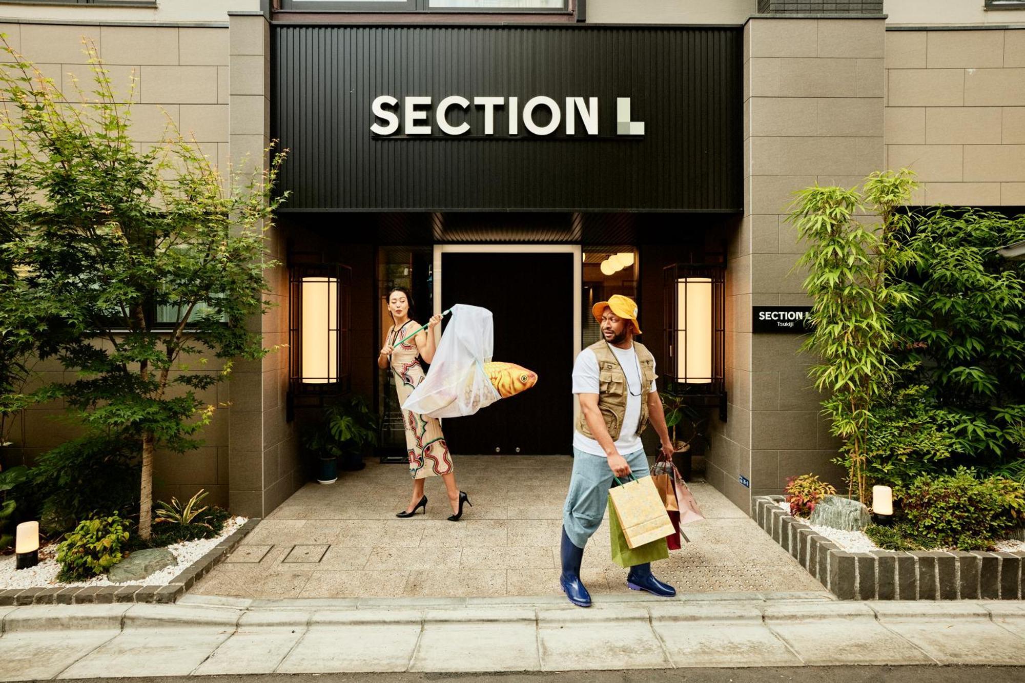 Aparthotel Section L Tsukiji Präfektur Tokio Exterior foto